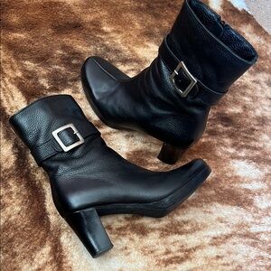 La Canadienne Black leather boots 8